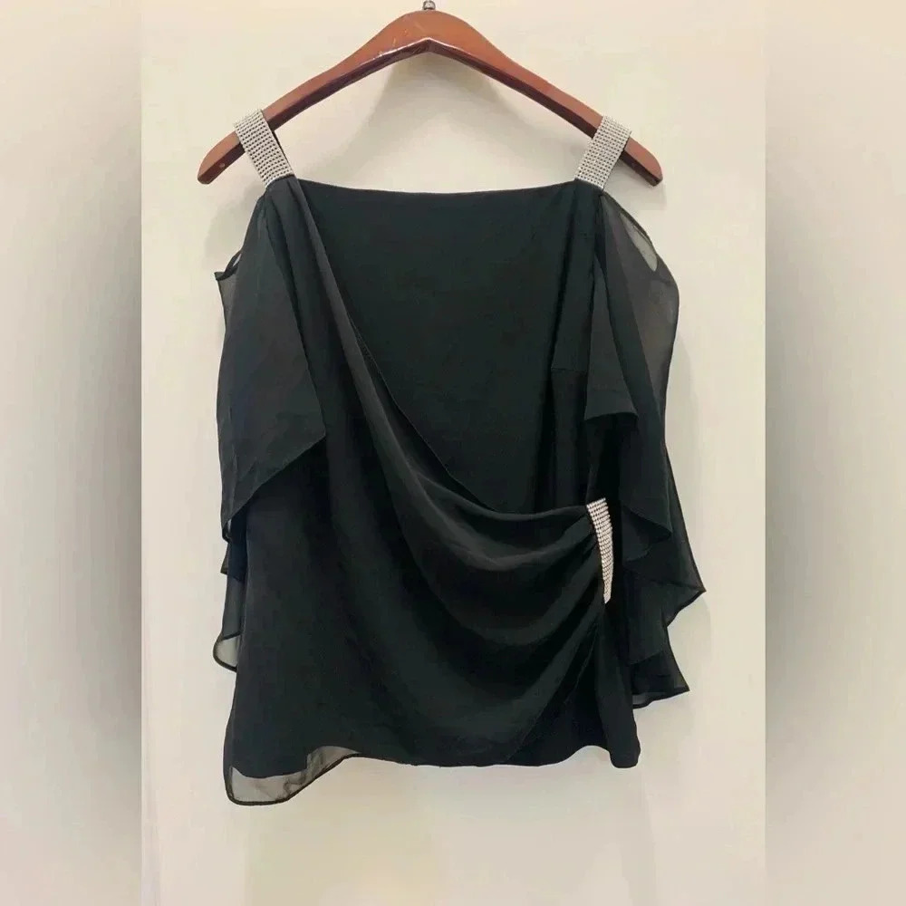 MSK EMBELLISHED BLOUSE  M